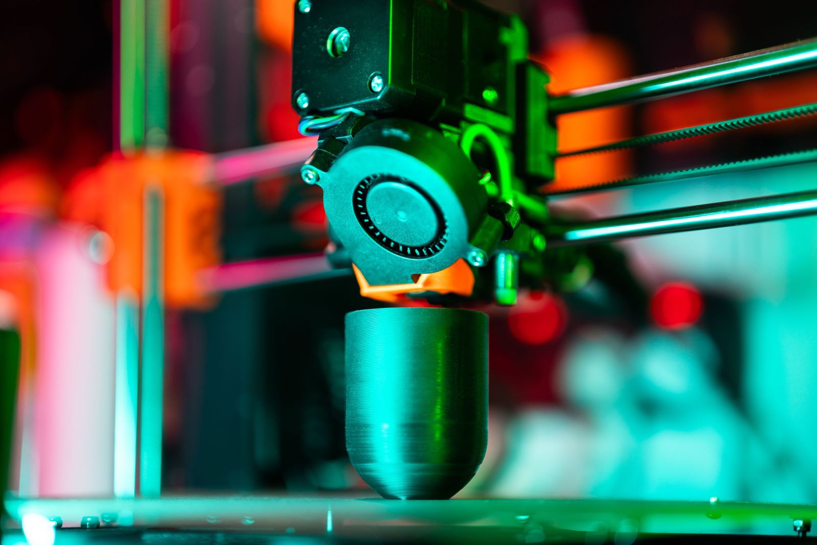 Imprimante 3D professionnelle en cours de production